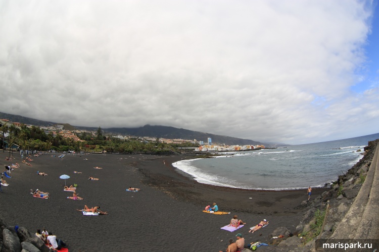 Playa Jardin, Puerto Cruz de Tenerife. Линза: Zenitar Fisheye