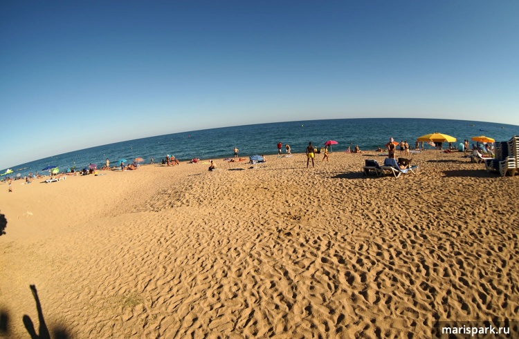 Пляж Pineda de mar